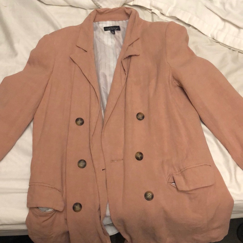 Top shop women’s pea coat/blazer